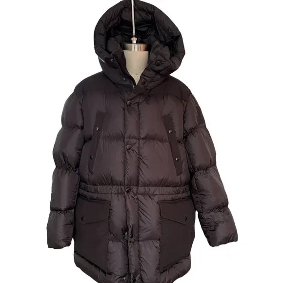 Burberry LINDFORD Black Men's Quilted Hooded Puffer Jacket 8043845